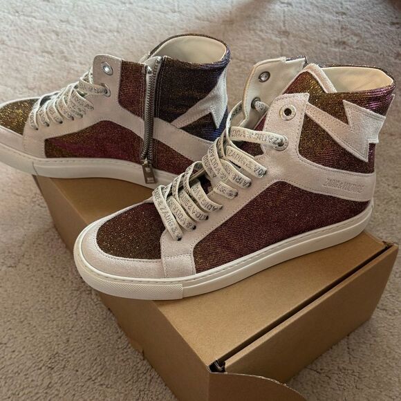 Zadig & Voltaire Multicolor High-Top Sneakers - Picture 15 of 15